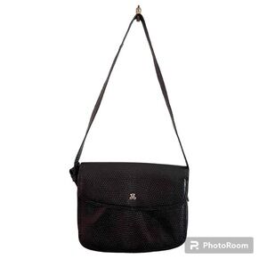 Vintage Jay Herbert Black Leather Crossbody Bag